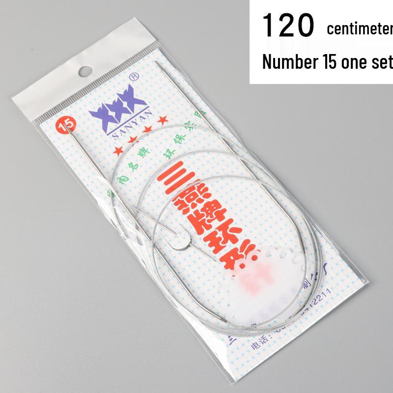Full Set Stainless Steel Circular Knitting Needles for Sweaters