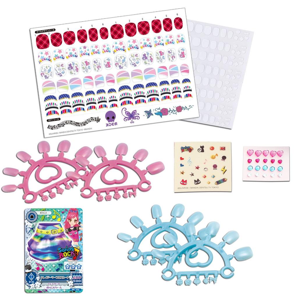 Coordinate Nail Salon Exclusive Material Swing ROCK Aikatsu! Aikatsu! Feat.