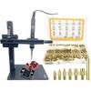 Heat Set Insert Tip Tool Vertical Heat Pressing Machine Heat Brass Inserts 3D Printing and 360pcs Thread Knurled Nut M2 M2.5 M3 M4 M5 M6 (Heat Set