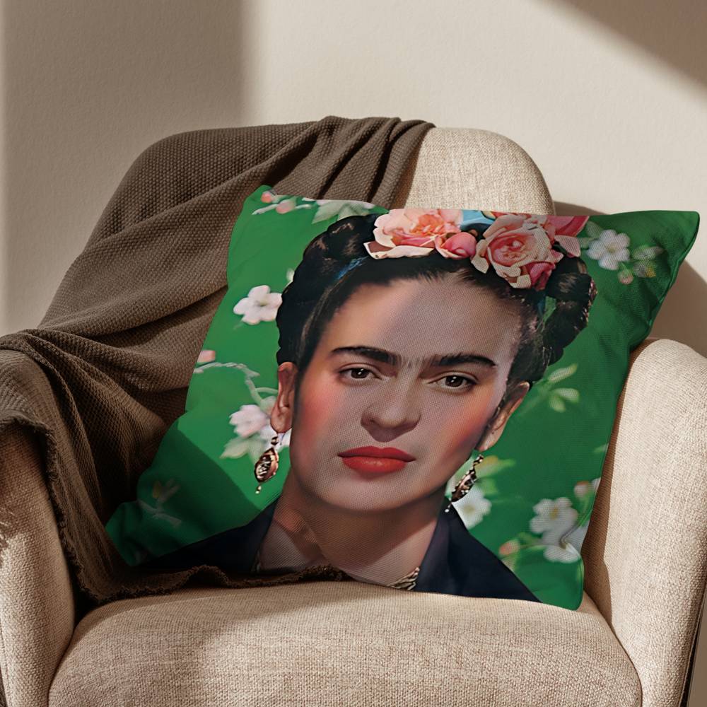 Printed Art Frida Kahlo pillow cover living room sofa cushion cover bedroom room bed pillow cover home decoration 30x30cm