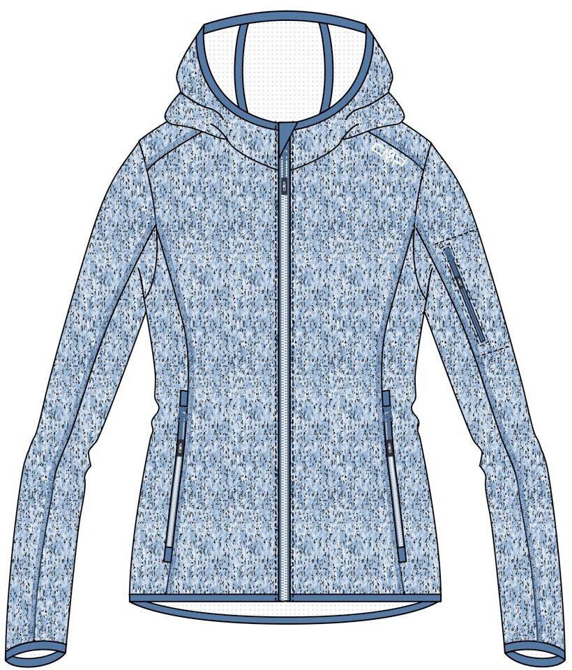 

Куртка CMP Woman Fix Hood Jacket (30H5856) sky/bianco 36