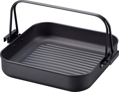Iron Grilling and Sukiyaki Pot, 26 X 26 Cm, Square, Gas Stove Only, Saishokuan SM-8557