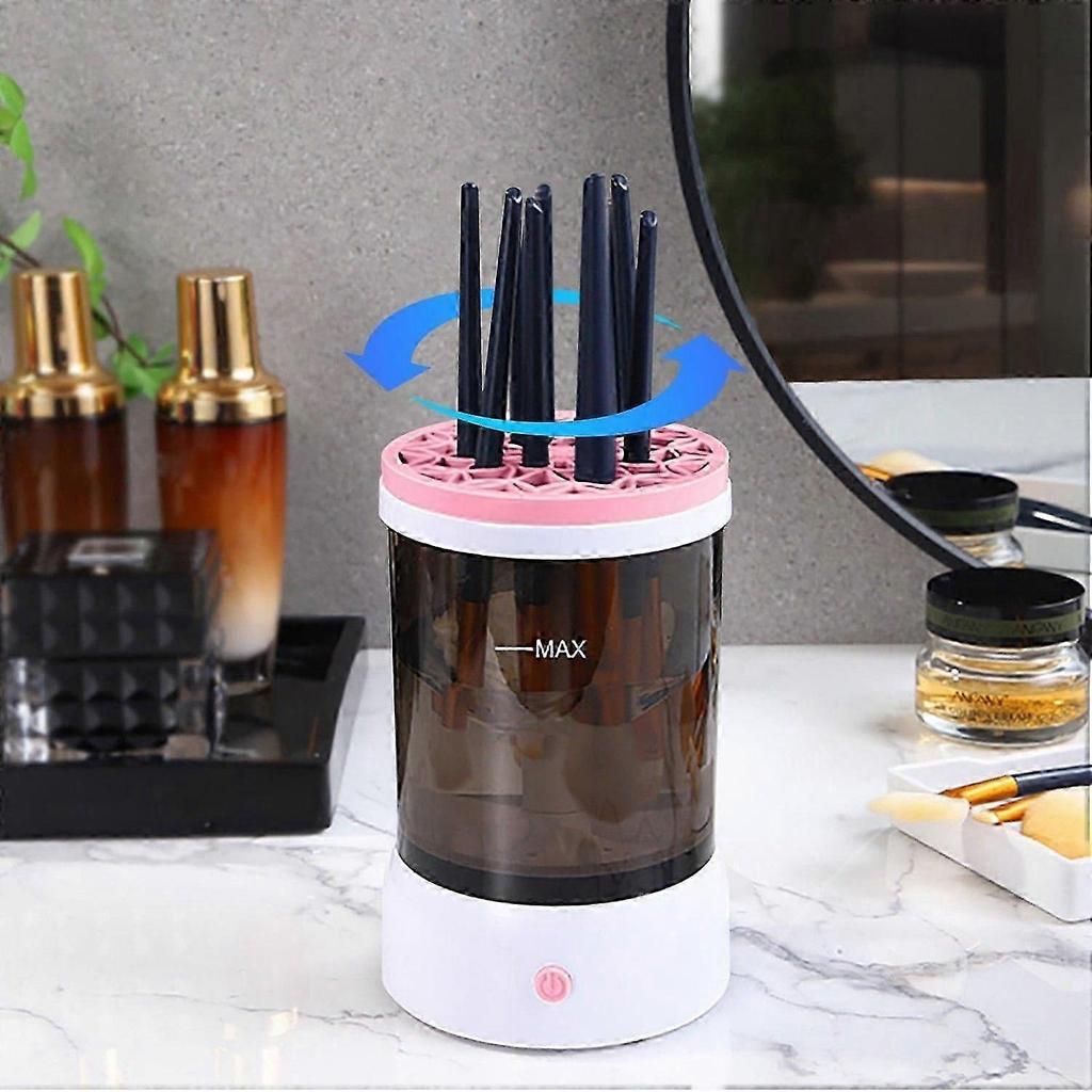 Electric Makeup Brush Cleaner Smart Electric Makeup Brush Cleaner Automatic Rotating Makeup Brush Cleaner Suitable For All Sizes Of Makeup Brushes