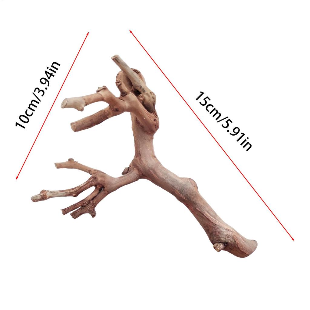 Wood Hamster Toys Wooden Branches Climbing Branches Reptile Terrarium Decor For Gecko Lizard Crab tank Decor Pet Supplies