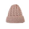 Versatile Elastic Winter Pullover Cap Trendy Korean Style Woolen Hat Soft Solid Color Twists Knitted Hat Warmer