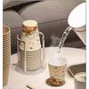 Sturdy Durable Cup Storage Rack 1/2 Slots Cup Extractor Paper Cup Dispenser  Office Use