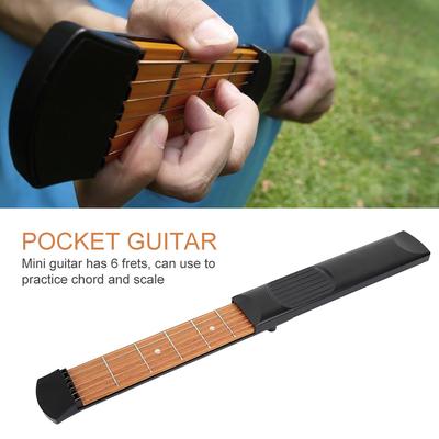 6-Bund Gitarren-Übungswerkzeug Tragbar 6-Bund Gitarren-Übung Hände-Trainingswerkzeug Akkordtrainer Gitarren-Akkord-Übungswerkzeug