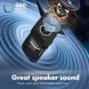 Cuffie per casco moto V6 Plus Interfono wireless Bluetooth5.0 Walkie-Talkie Musica vivavoce Comunicatore interfono 1500M per 6 ciclisti Doppio microfono