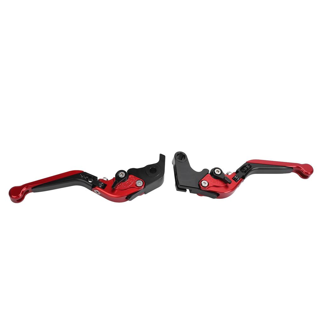 Motorcycle Folding Clutch Levers CNC 6061 Aluminum Alloy Clutch Brake Lever for YZF R1 R6 R6S Red