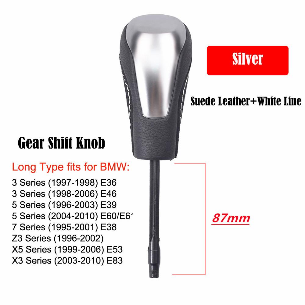 Automatic Gear Shifter Knob Lever Stick Head Gearbox Handles For BMW E81 E82 E87 E90 E91 E92 E93 E38 E39 E46 E53 E60 E61 E53 E83