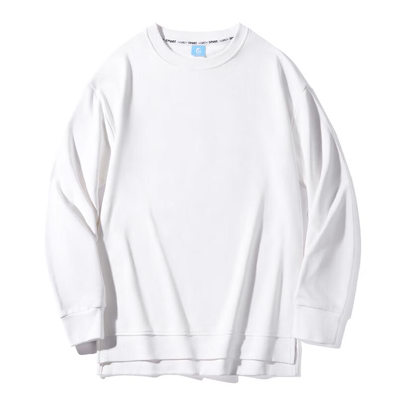 

BFS541 Pure Cotton Terry Drop-shoulder Round Neck Sweatshirt XL