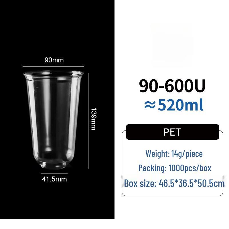 Disposable U-shaped Plastic Cups