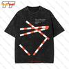 Virgil Abloh X Mca Fos Lines Vintage Oversize T-shirt OKA