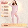 Hodo Women's Fleece-Lined Cationic Thermal Underwear with Patches
