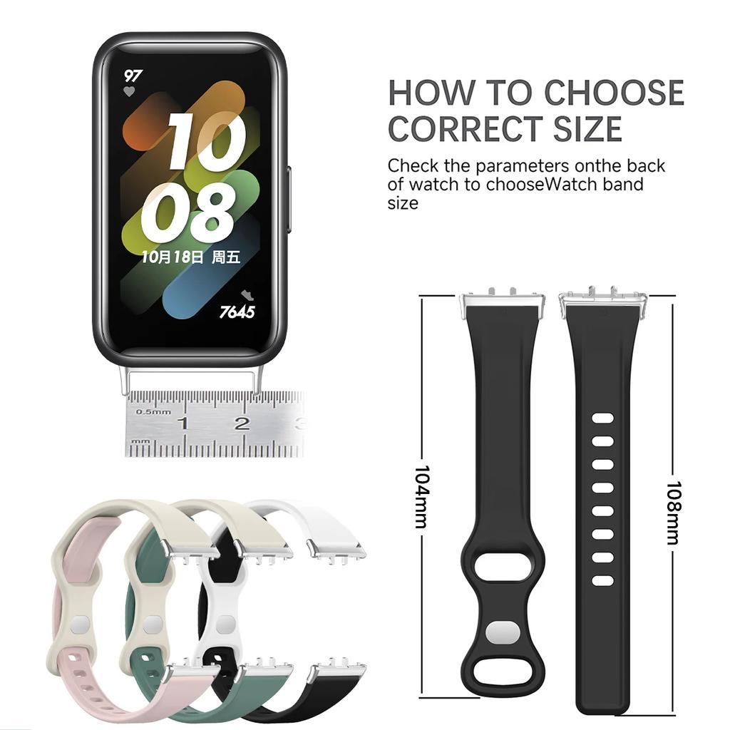 Armband für Galaxy Fit 3 Uhr  Armband Samsung Mädchen Adapter Frau Zubehör Armband Armband Silikon Frauen Armband