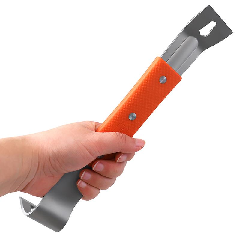 Pry Bar Stainless Steel Nut Crowbar With M4-M6 Hexagon Socket And Wrench Angle Head Nail Puller For Prying Lifting Pulling