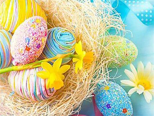 Diamond Painting Collection 2023 Easter Egg 5d Diy Mosaic Landscape Embroidery Cross Stitch Crystal Home Decor