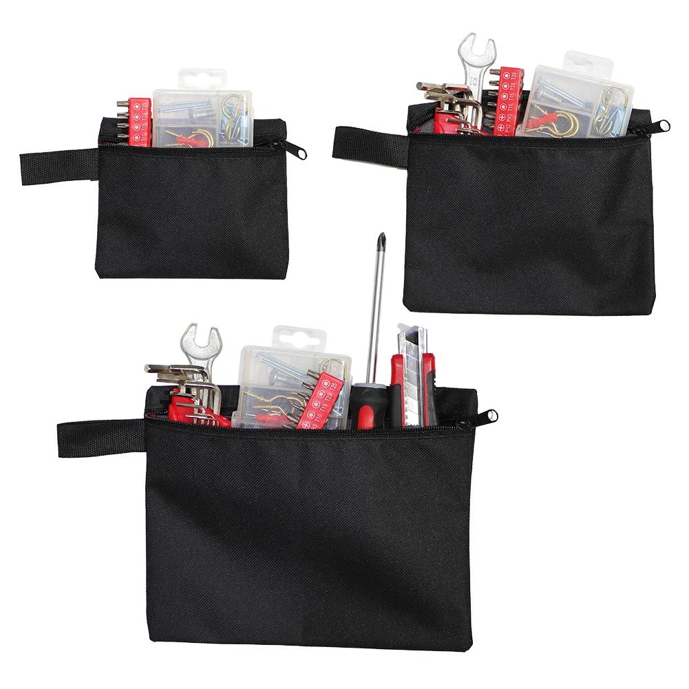 600D Oxford Stoff Handwerkzeugtasche Wasserdichter Reißverschluss Beschläge Schrauben Nägel Bohrer Aufbewahrungs-Werkzeugkasten Reise-Organisator-Tasche