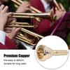 Trombone Mouthpiece   Large Shank Mouth Piece Metal 12.7mm 5G Accessory Replacement TR‑03