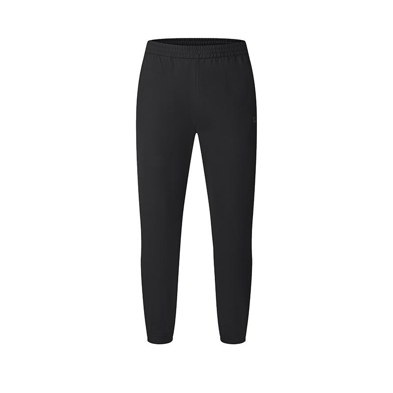 FILA Simple Comfortable Versatile Knitted Casual Pants Men bottoms Deep-Black A11M511810FBK