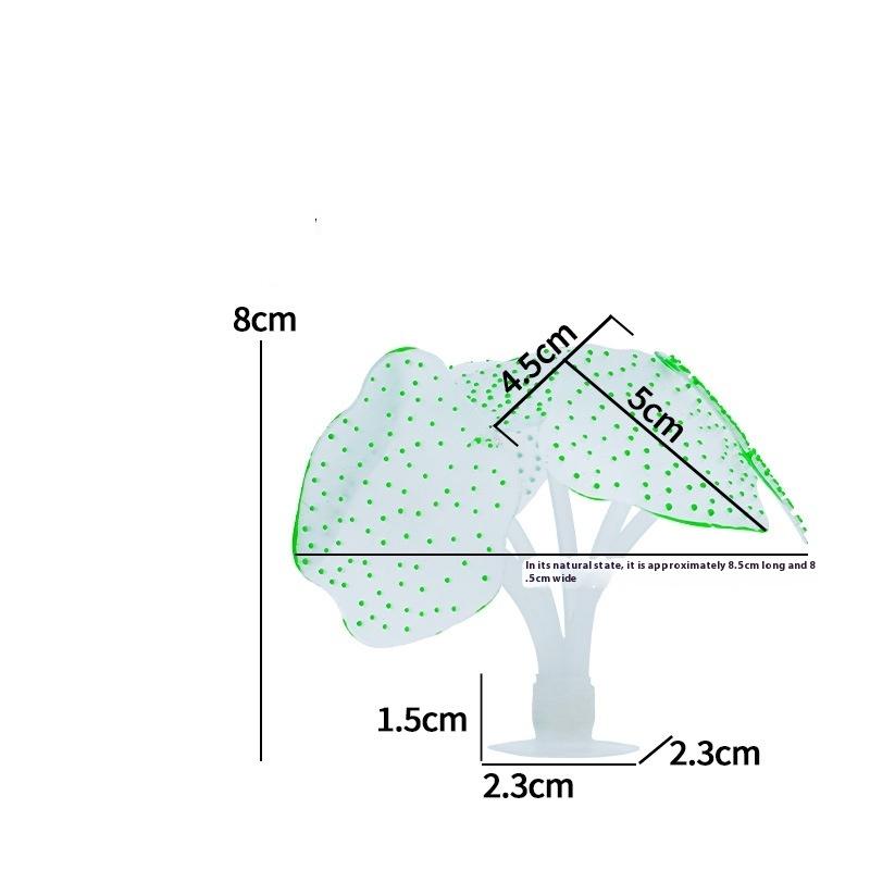 

Simulated Artificial Plant Mushroom Coral Silicone Aquarium Underwater Weed Grass Aquarium Fish Tank Decoration Ornament