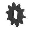 Black Motor Sprocket 10/14 Teeth Pinion Gear Durable Cast Iron Sprocket  Motor Mounting