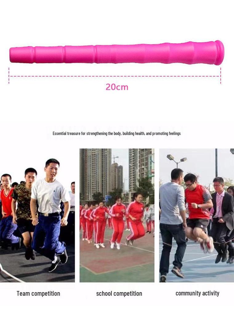 Interactive Multi-Person Bamboo Jump Rope for Kids & Teens - 3.6m/4.2m/5m/7m