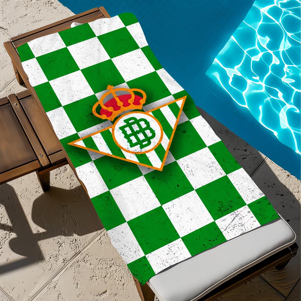 Football R-Real Towel Large Quick-Drying Microfiber soft B-Betis Beach Towel for Travel Fitness Sauna Bathing Camping