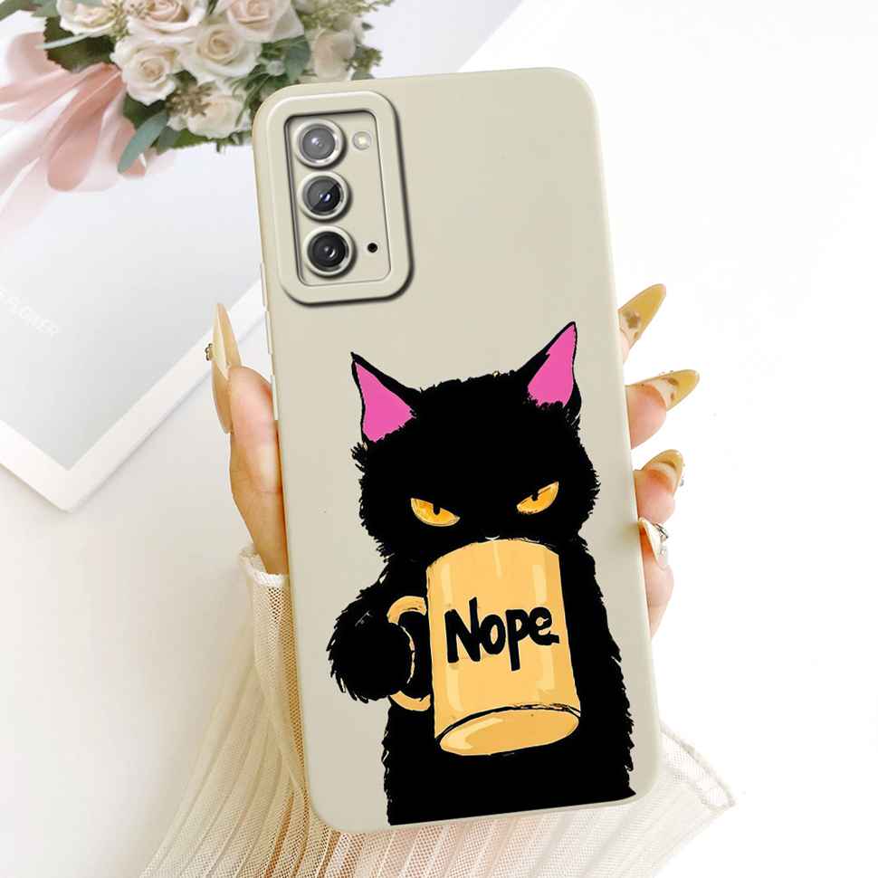 For Samsung Galaxy Note20 Case Soft Slim Cute Candy Painted Cover For Samsung Note 20 Note20 SM-N980F Full Silicone Bumper
