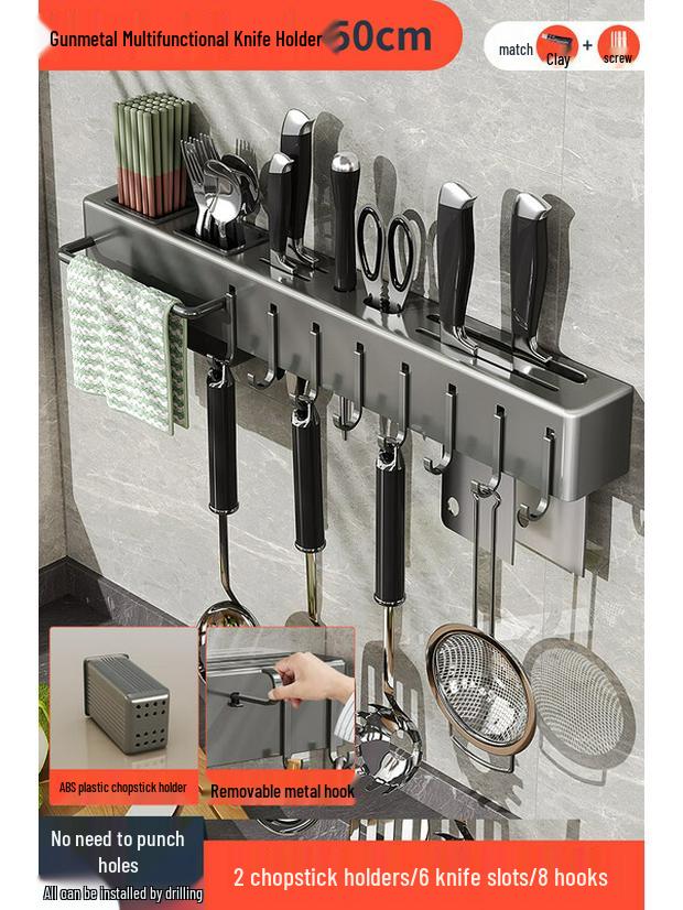 

Multifunctional Kitchen Knife & Utensil Organizer