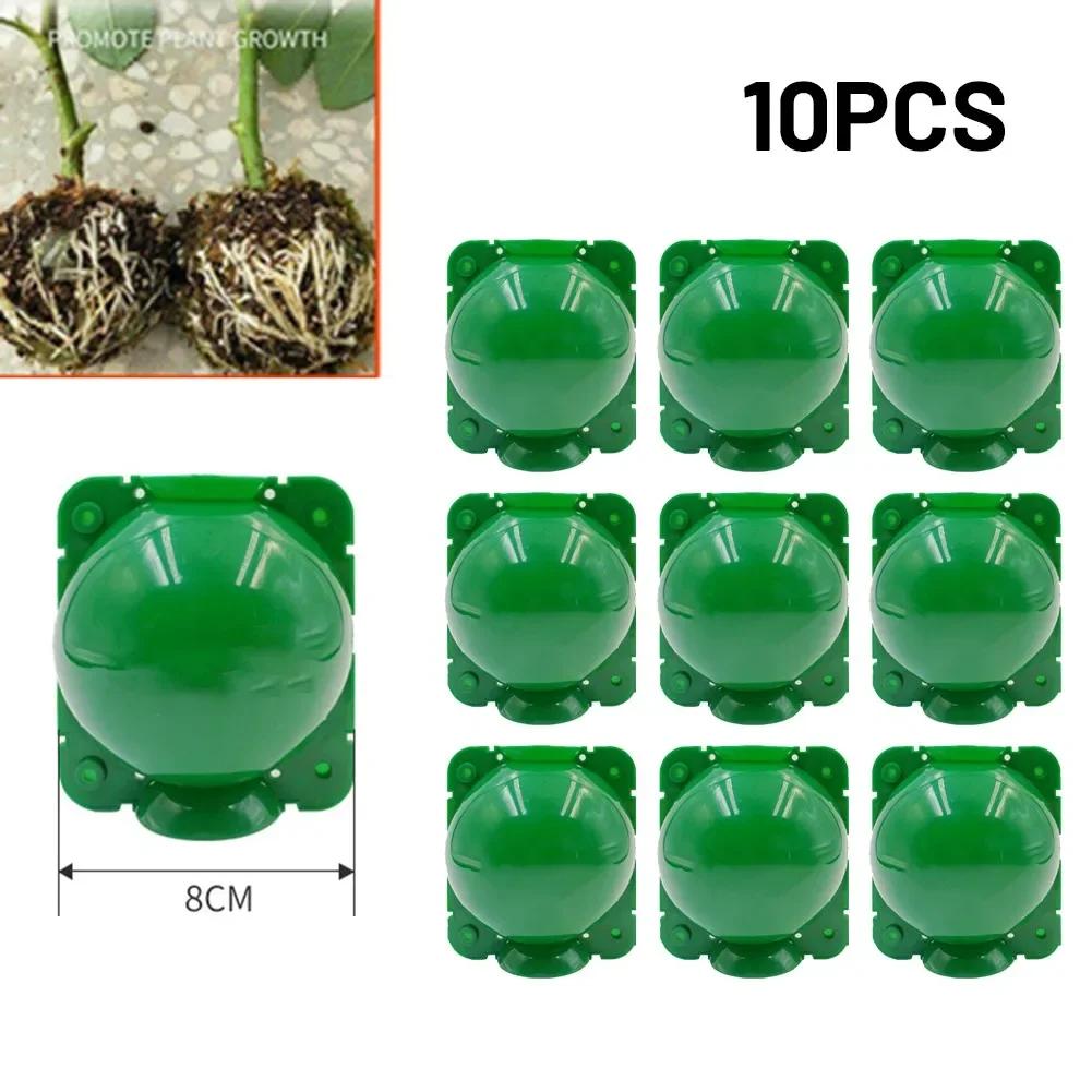 6/10Pcs Plant Rooting Ball High Pressure Graft Breeding Case Nursery Box Propagation Jardinage Plant Root Pot Garden Accessories