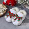 Winter Velvet Christmas Bow Soft Sole Shoes for 0-1 Year Infants - Warm, Anti-Drop Pre-Walking Shoes
