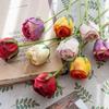 Fake Single Rose Bud for Wedding Decor & Crafts
