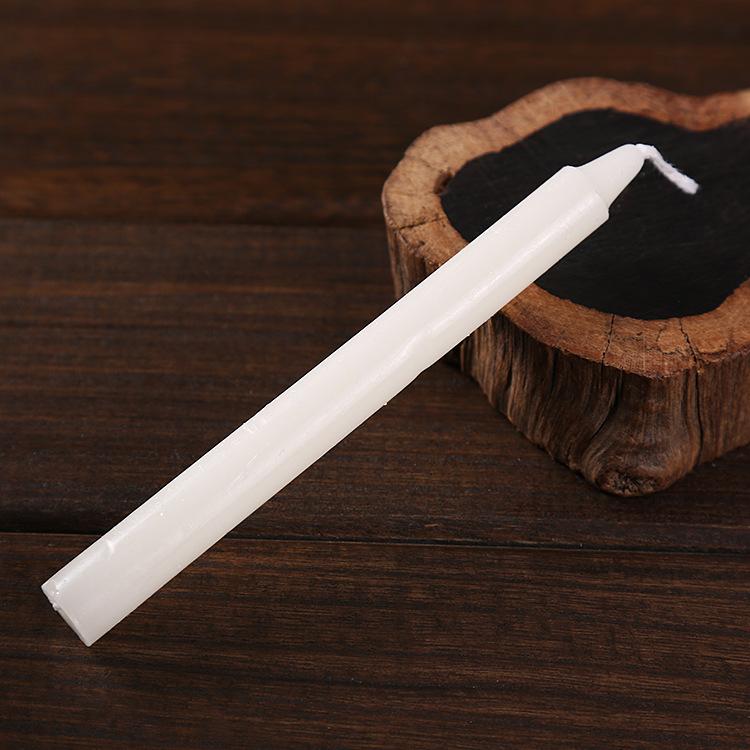 Red and White Candles for Household Lighting Wax Candles for Daily Use Ordinary Candles Without Romantic Wedding Long Pole Emergency Wax