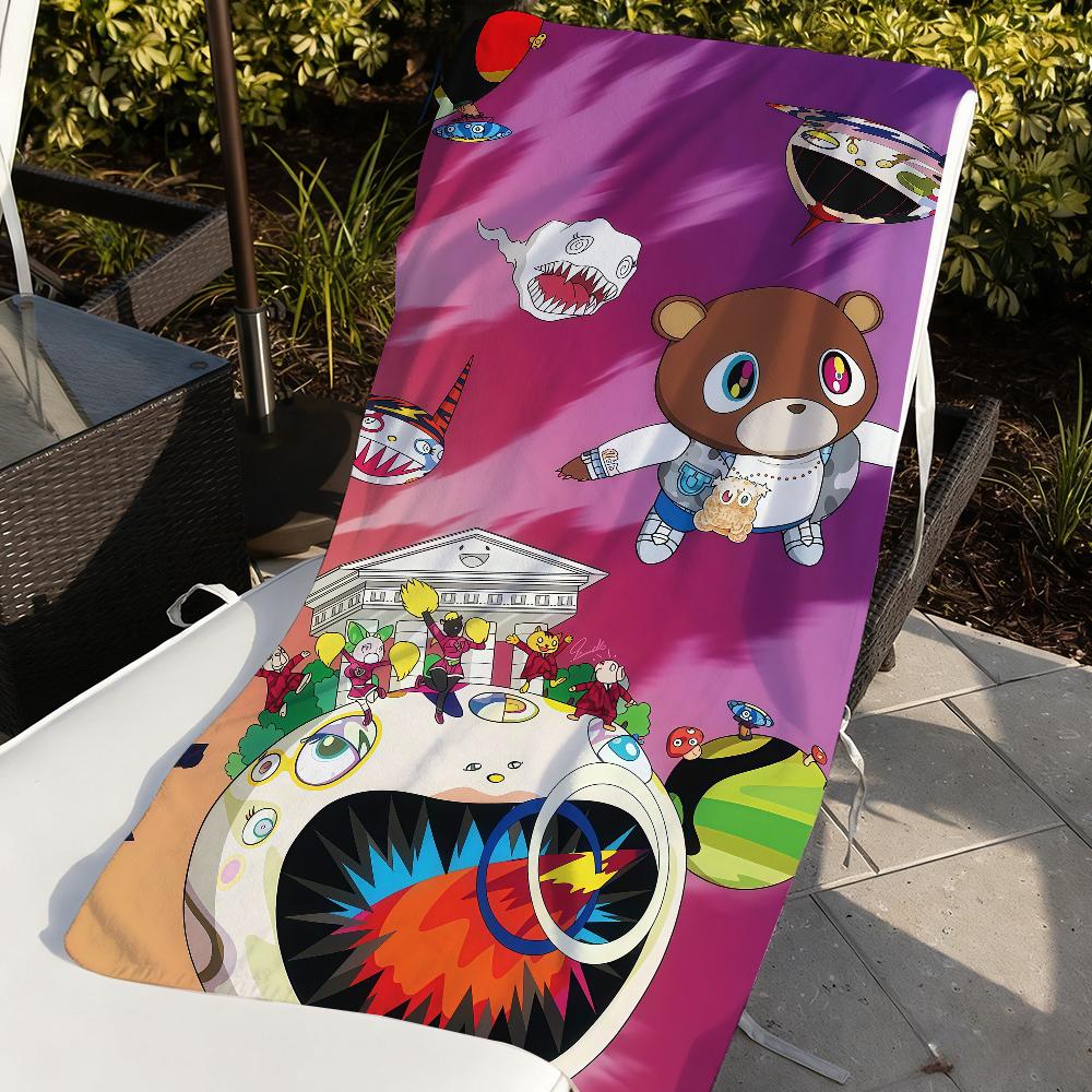Singer K-Kanye Dropout Bear Towel Quick Drying Beach Towels Are Suitable For Swimming Pools Camping Yoga And The Gym