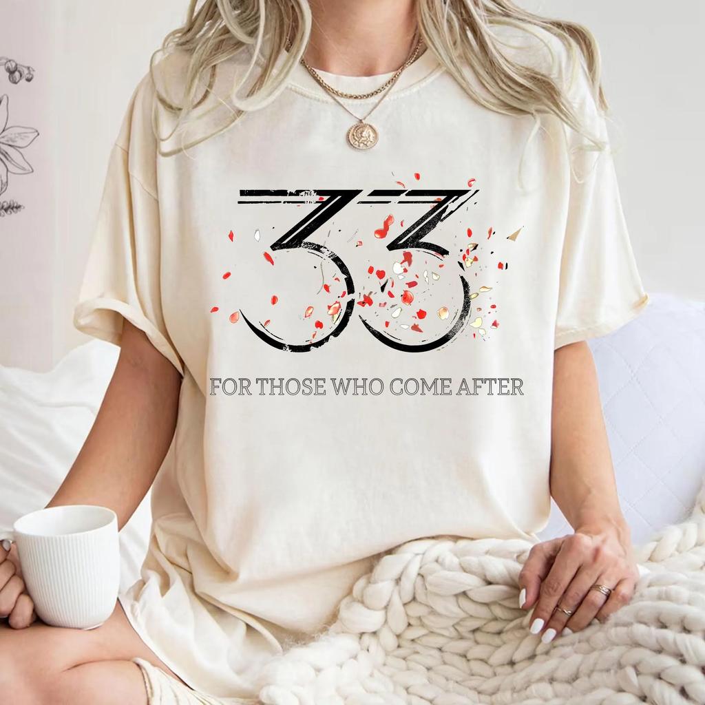 Clair Obscur Expedition 33 Tshirt Dedicated To Future Generations A Gift for Fans of Retro Roleplaying Game Tshirts