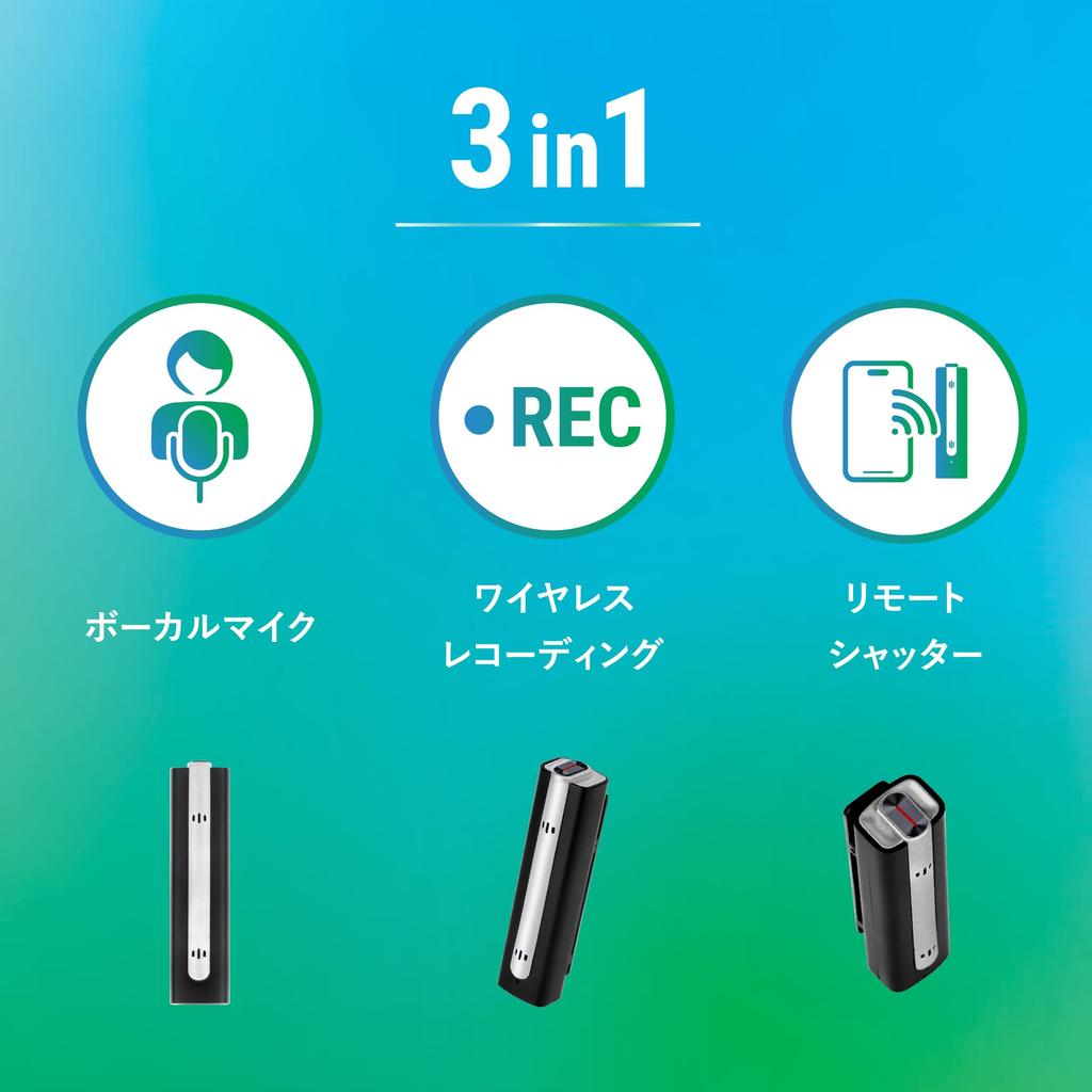 RICHCHIP Bluetooth Wireless Microphone, Mini Size, Clear Sound Quality, Ideal for Online Meetings, Classes, Live Streaming, Video Streaming, Live