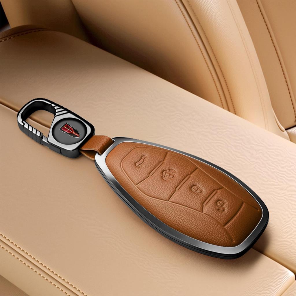 Luxury Key Cover for Hongqi HS5, HS7, H9, H5 - Premium Men's Car Key Shell