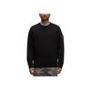 STONE ISLAND SS24 Old Series Vintage Pullover Washed Cotton Logo Crewneck Sweatshirt Men Sweatshirt Black 801566060-V0029
