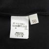FILIPPO DE LAURENTIIS Unused Crepe Cotton Crew Neck Knit T-Shirt, Black, Size 50, 4110-TSOMC11 tops 50 blackUsed