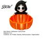Kreative Halloween-Geschenkideen Süßigkeitenschale, 3D-gedruckter Sensenmann Snackhalter Schale, Gruselige festliche Party Tischdekoration Skelett Servieren