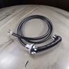 Black Shower Head & Hose Nozzle 15cm Anti-corrosion