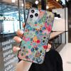 Cute Cartoon Silicone Case For iPhone 16 15 14 13 12 11 Pro Max Plus Flower Shiba Inu Dog Sloth Leopard Glitter Shockproof Cover