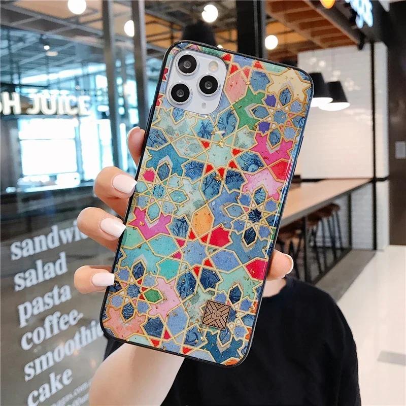 Cute Cartoon Silicone Case For iPhone 16 15 14 13 12 11 Pro Max Plus Flower Shiba Inu Dog Sloth Leopard Glitter Shockproof Cover