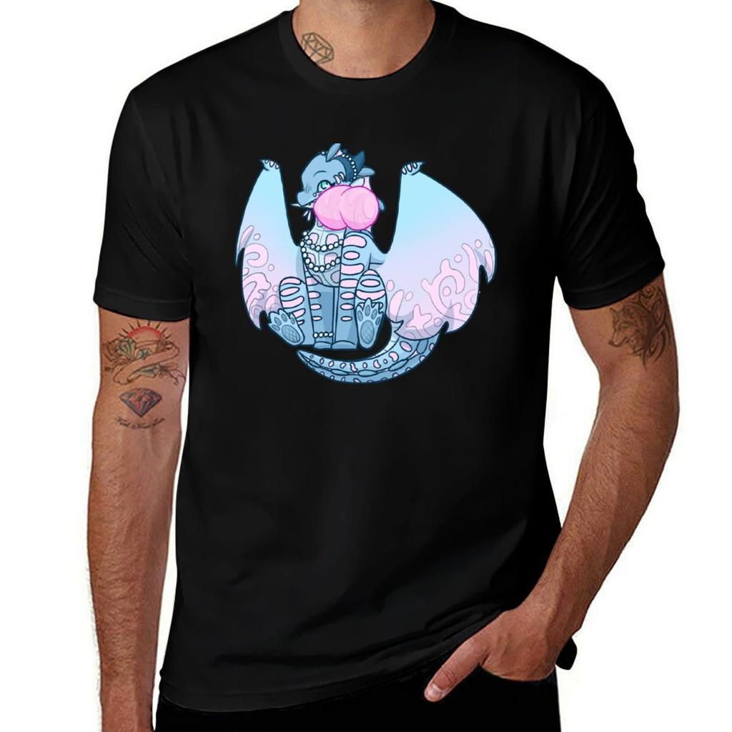 Anemone With Cotton Candy TShirt Classic Crew Neck Cotton TShirt