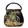 1Pc Ethnic Style Embroidery Bag Embroidery Small Bag Peacock Embroidery Mini Women Handbag Wrist Bag