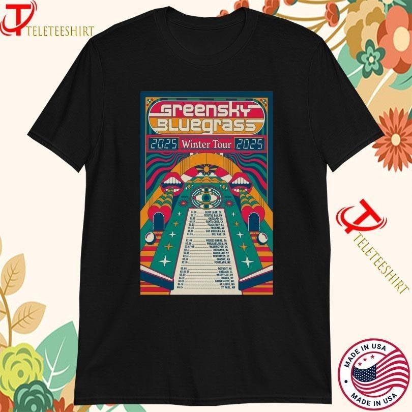 Greensky Bluegrass Winter Tour 2025 T-Shirt