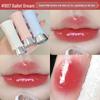 Flower Knows Swan Ballet Lip Glaze: Mirror Finish, Non-Transfer, Watery Light, Nude Lipstick for Women.