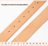 Versatile Natural Cowhide Leather Belt - Single Strap, Casual Business Style