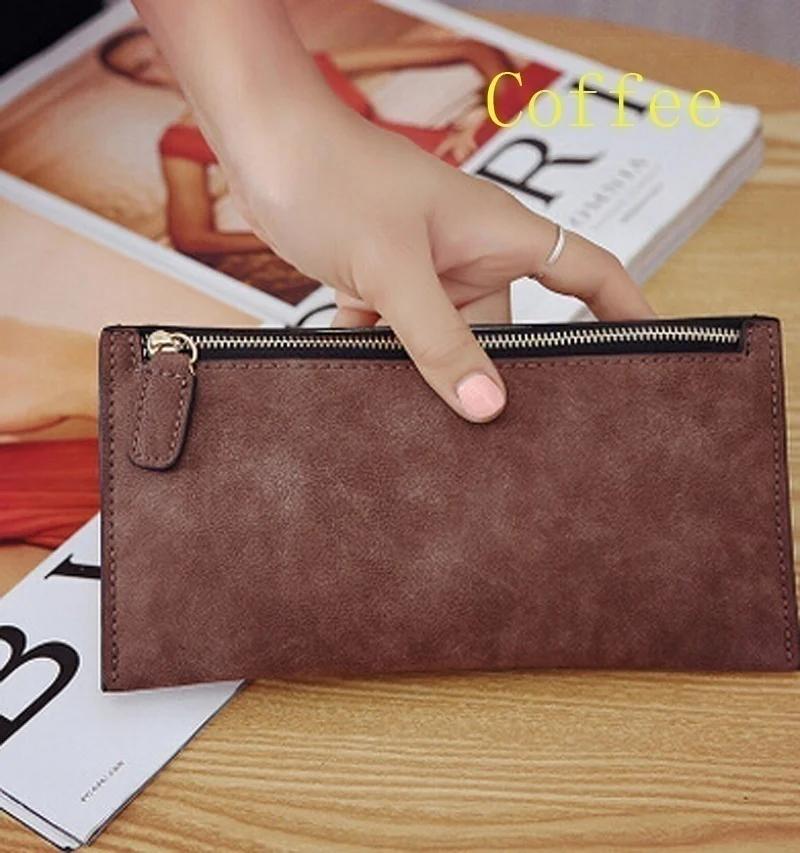 Japanese and Korean First-layer Cowhide Long Zipper Womens Wallet Genuine Leather Large Banknote Nappa Pattern Zipper Bag